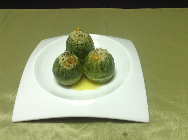 CALABAZAS RELLENAS DE ARROZ Y GARBANZO